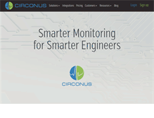 Tablet Screenshot of circonus.com